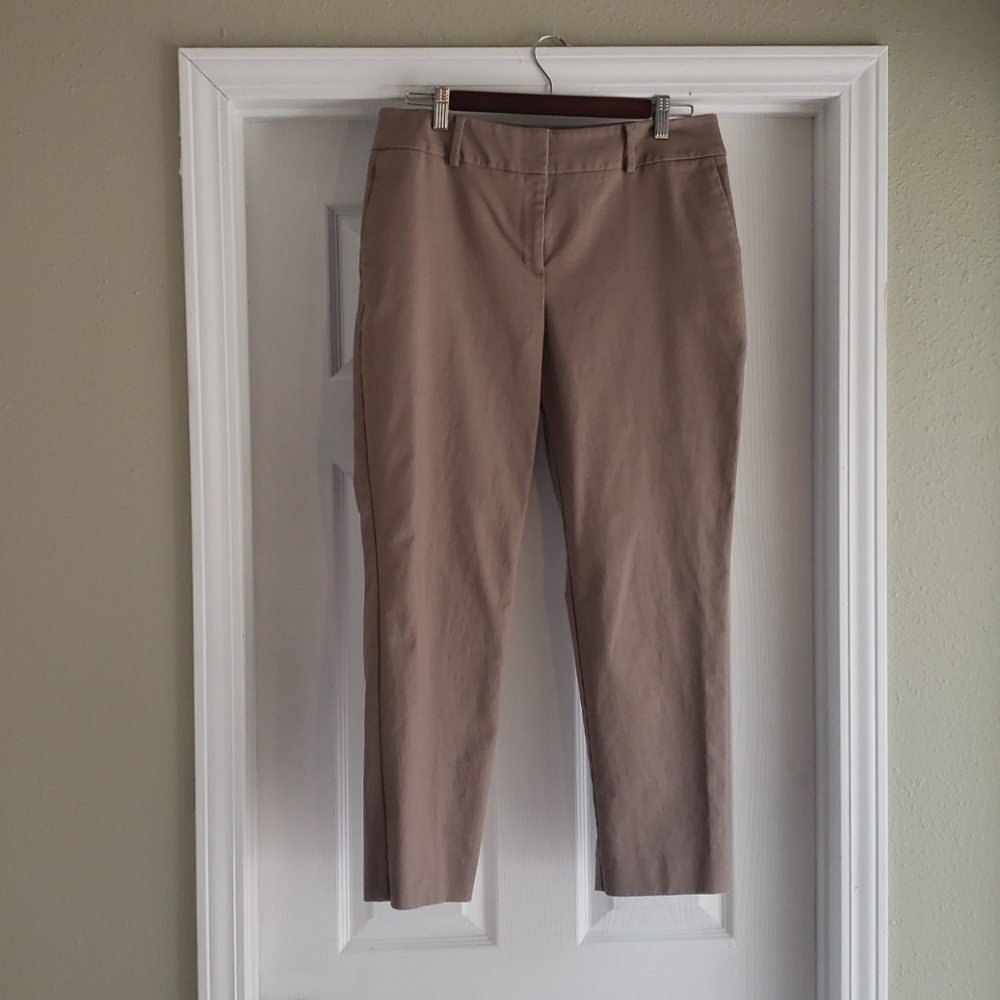 Ann Taylor Ankle pants. Brown. 10P Curvy.